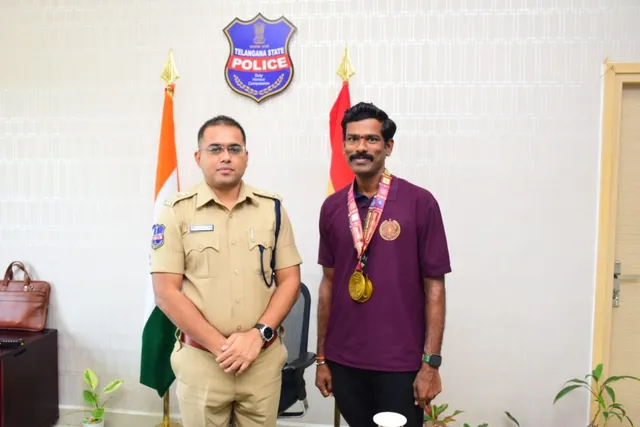 జాతీయ స్థాయిలో జిల్లా ఖ్యాతి చాటిన కొత్తపేట కానిస్టేబుల్